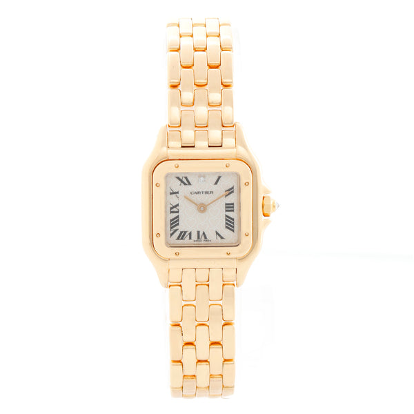 Limited Edition Cartier 18K Yellow Gold Panthere Ladies Watch WF3254B9 1280
