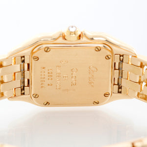 Limited Edition Cartier 18K Yellow Gold Panthere Ladies Watch WF3254B9 1280