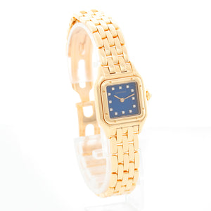 Cartier Panthere WF3254B9 Ladies 21mm 18k Yellow Gold watch, Blue dial – photo 5 of 6