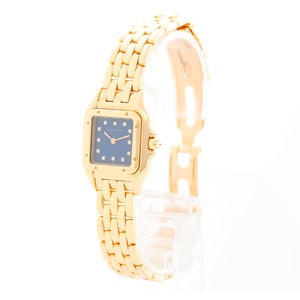 Cartier Panthere WF3254B9 Ladies 21mm 18k Yellow Gold watch, Blue dial – photo 6 of 6