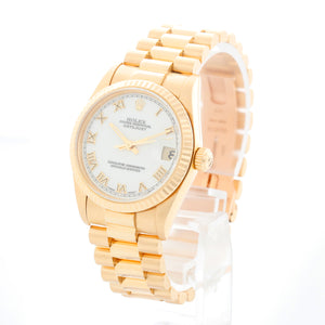 Rolex Datejust 31 Midsize Yellow Gold Watch 78278