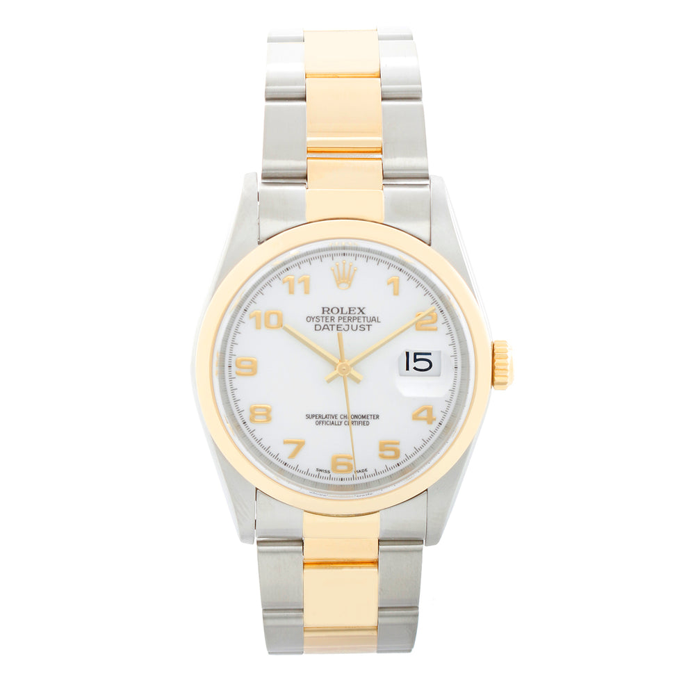 Rolex Datejust 2-Tone Jubilee Dial Watch 16203