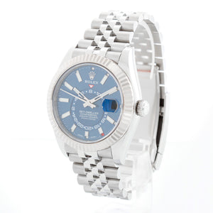 Rolex Sky-Dweller Stainless Steel Blue Dial Jubilee Watch 326934