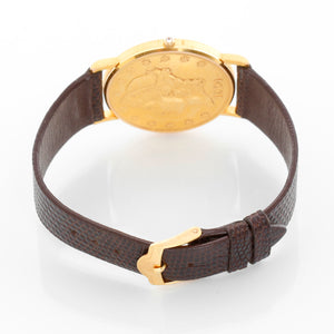 Corum $20 Liberty Double Eagle Gold Coin Men's 36mm Quartz Watch