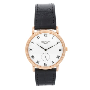 Patek Philippe Calatrava 18k Rose Gold Men's Manual Winding Watch 3919R