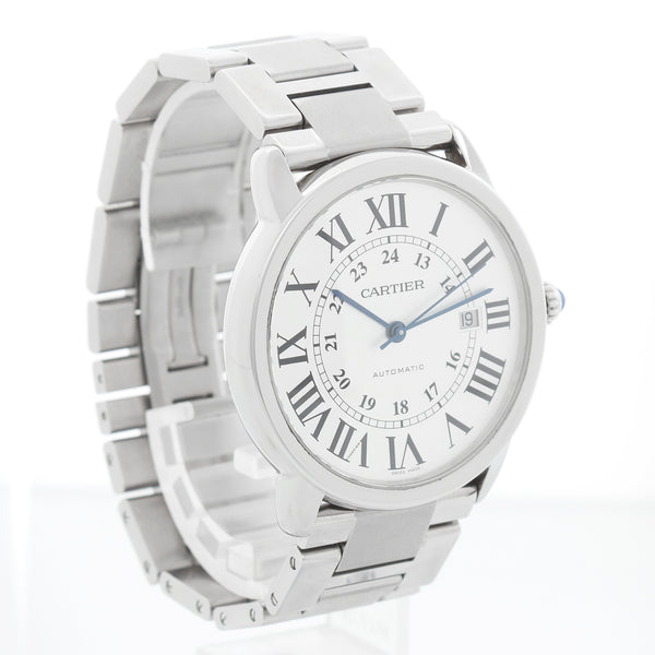 Cartier Ronde Solo de Cartier XL 42mm Stainless Steel Watch W6701011 3517