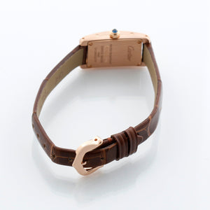 Cartier Tank Americaine Ladies Mini Rose Gold Watch WGTA0132 4493