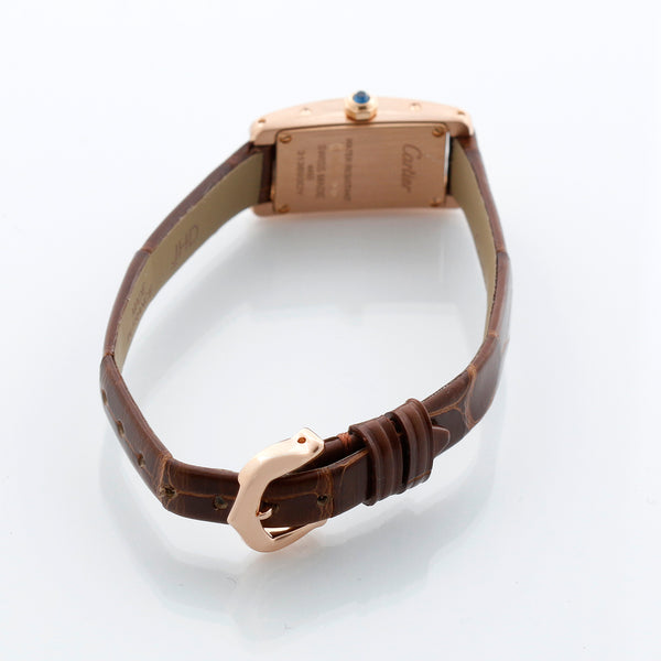 Cartier Tank Americaine Ladies Mini Rose Gold Watch WGTA0132 4493