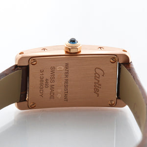 Cartier Tank Americaine Ladies Mini Rose Gold Watch WGTA0132 4493