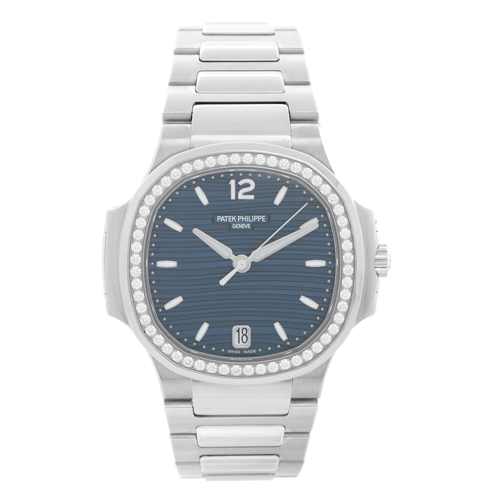 Ladies' Patek Philippe Nautilus Stainless Steel Diamond Watch Ref. 7118/1A-001
