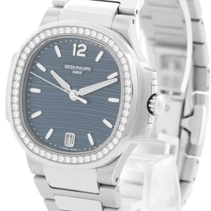 Ladies' Patek Philippe Nautilus Stainless Steel Diamond Watch Ref. 7118/1A-001