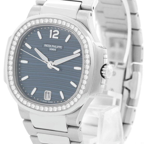 Ladies' Patek Philippe Nautilus Stainless Steel Diamond Watch Ref. 7118/1A-001