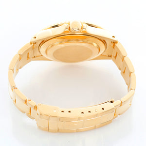 Rolex Submariner 18K Gold Blue Dial Watch 16618