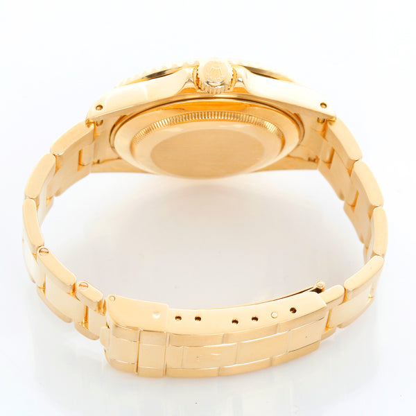 Rolex Submariner 18K Gold Blue Dial Watch 16618