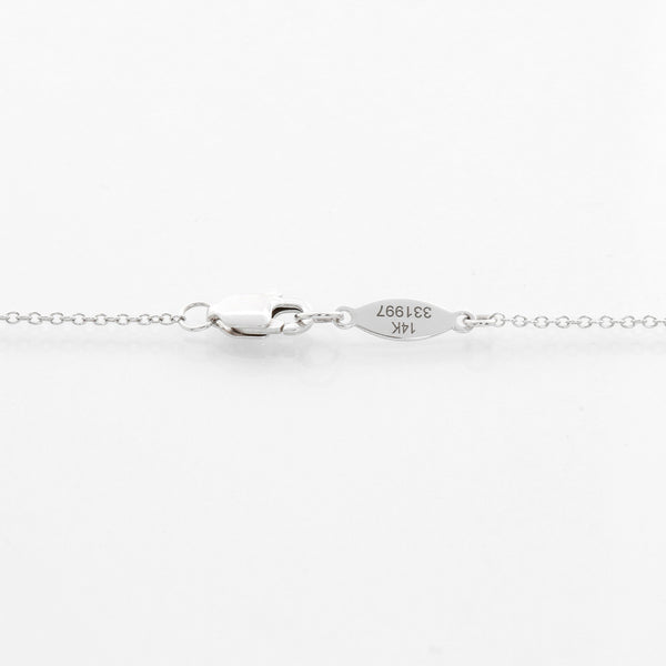 Gabriel & Co. 14K White Gold Diamond Swirl Pendant Necklace | 0.70 ctw | Lusso Collection