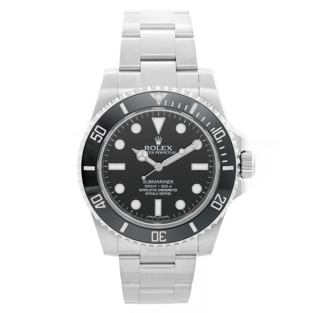 Rolex Submariner Men's Stainless Steel Watch 114060LN