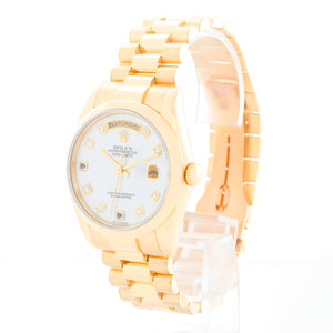 Rolex Day-Date President 18K Gold Mother of Pearl Dial Watch 118208