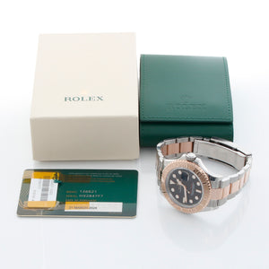 Rolex Yacht-Master Men's Stainless Steel & Rose Gold Watch 126621