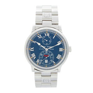 Ulysse Nardin Marine Stainless Steel Chronometer 1846 Watch 263-22