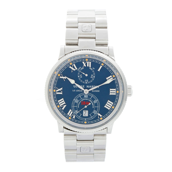 Ulysse Nardin Marine Stainless Steel Chronometer 1846 Watch 263-22