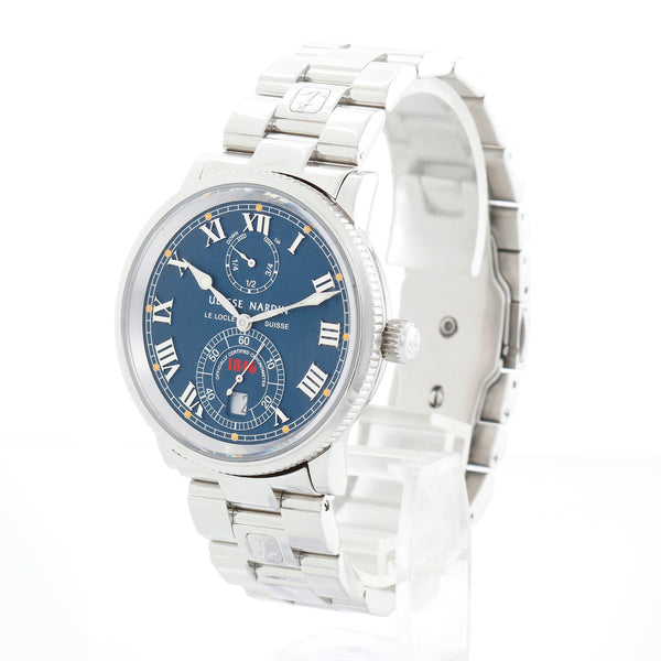 Ulysse Nardin Marine Stainless Steel Chronometer 1846 Watch 263-22