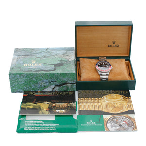 Rolex GMT-Master II Stainless Steel Black Dial Watch 16710