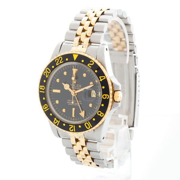 Rolex GMT-Master 18K Yellow Gold & Stainless Steel Men's Watch 1675