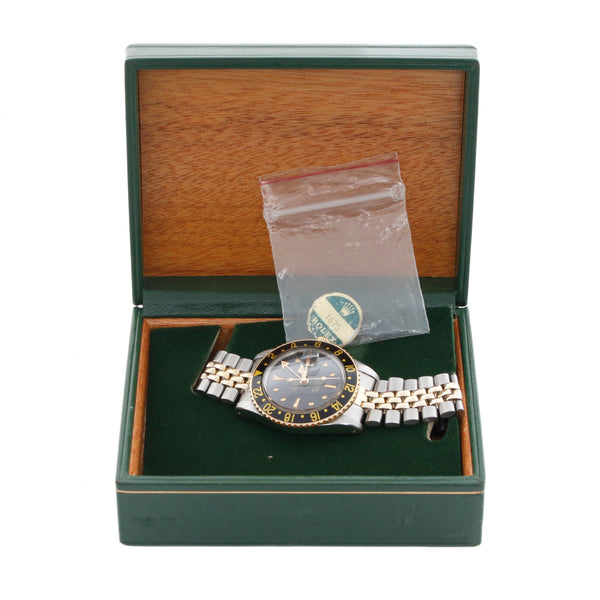 Rolex GMT-Master 18K Yellow Gold & Stainless Steel Men's Watch 1675