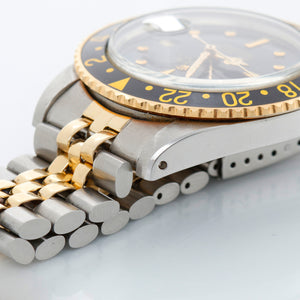Rolex GMT-Master 18K Yellow Gold & Stainless Steel Men's Watch 1675