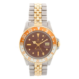 Rolex GMT-Master Stainless Steel & 18K Yellow Gold Men's Watch 1675