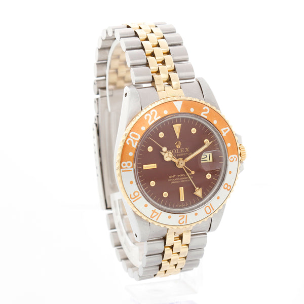 Rolex GMT-Master Stainless Steel & 18K Yellow Gold Men's Watch 1675