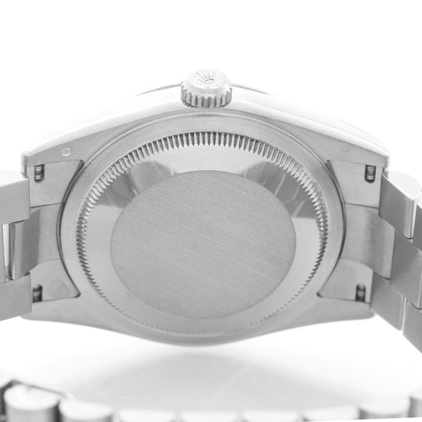 Rolex Day-Date President 18K White Gold Silver Diamond Dial Watch 118239