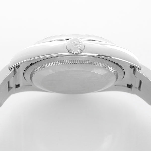 Rolex Oyster Perpetual Stainless Steel Silver Dial Watch 116000
