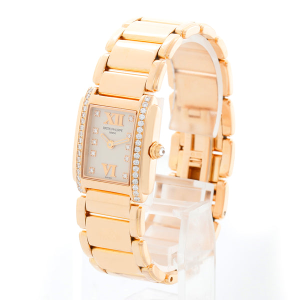 Patek Philippe Twenty-4 Ladies 18k Rose Gold Watch 4908/11R