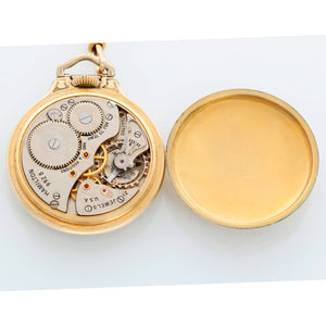 Hamilton 992B Railroad 14K Gold Filled Pocket Watch