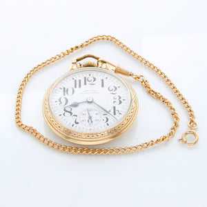 Hamilton 992B Railroad 14K Gold Filled Pocket Watch