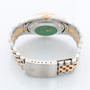 Rolex Datejust 18K Yellow Gold Champagne Dial Watch 16233
