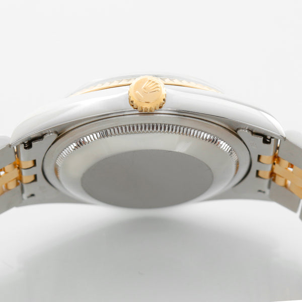 Rolex Datejust 2-Tone Diamond Dial Watch 16233