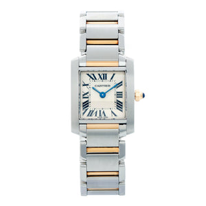 Cartier Tank Francaise Ladies  2-Tone Watch W51007Q4 2384
