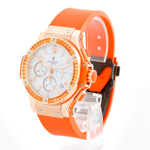 Hublot Big Bang Tutti Frutti Chrono 18K Rose Gold Orange Watch 341.PO.2010.LR.1906