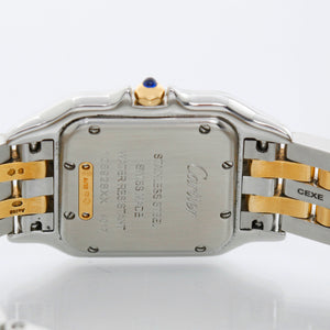 New Style Cartier Panthere 2-Tone 2-Row Medium Watch W2PN0007