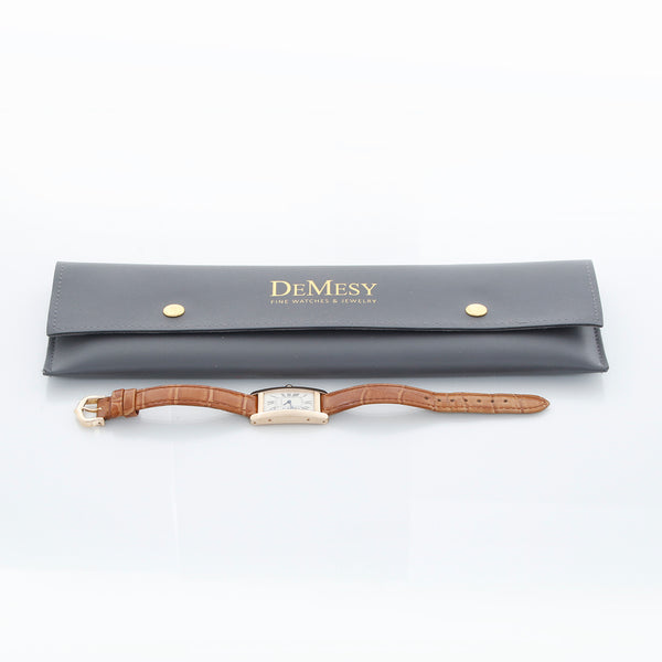 Cartier Tank Americaine Ladies 18k Yellow Gold Watch 2482 W2601556