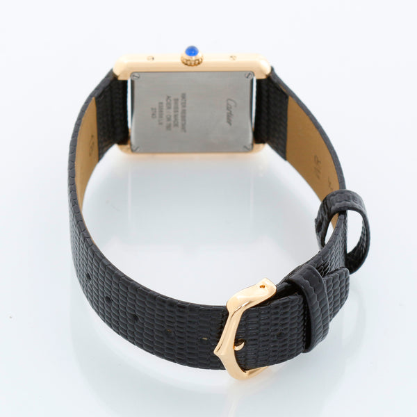 Mens Cartier Tank Solo Yellow Gold Watch 2743 W1018755