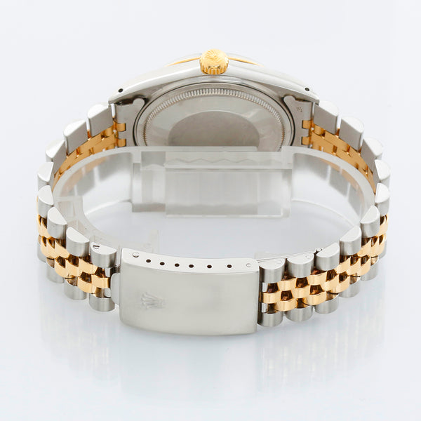 Rolex Datejust 2-Tone Champagne Dial Watch 16013
