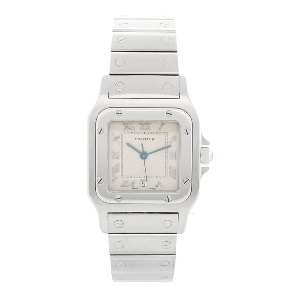 Cartier Santos Galbee Midsize Steel Quartz Watch W20060D6 1564