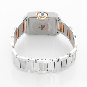 Cartier Tank Anglaise Stainless Steel and 18k Rose Gold Large Watch W5310007 3511