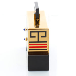 Cartier Art Deco "cubist" Pendulette Desk Clock W0100014