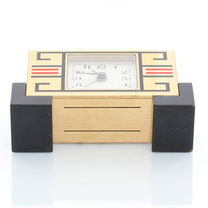 Cartier Art Deco "cubist" Pendulette Desk Clock W0100014