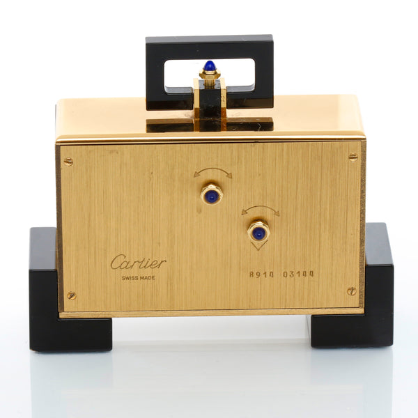 Cartier Art Deco "cubist" Pendulette Desk Clock W0100014