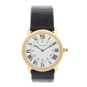 Cartier Ronde Solo de Cartier 18K Yellow Gold and Stainless Steel Watch W6700455